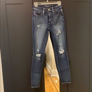 High Rise Ripped Jeans